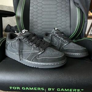 Travis Scott x Air Jordan 1 Low OG Black Phantom 10M